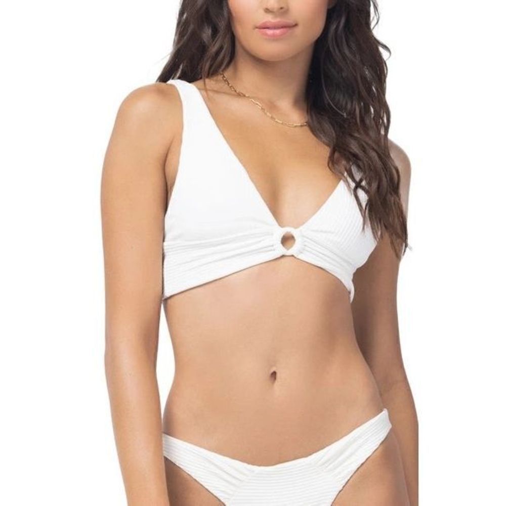 New L*SPACE apple green high waisted bikini set. Retails $209. Small - Picture 11 of 11
